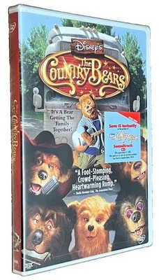 The Country Bears (2002) Disney DVD Haley Joel Osment Christopher Walken **NEW**