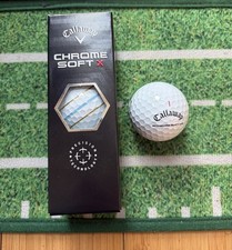 Good Good X Callaway Chrome Soft X Golf Balls, 1 Sleeve Brand New - Triple Track