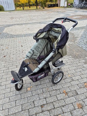 TFK Joggster Twist Kinderwagen mit Babywanne, Regenschutz, Mückengitter etc.