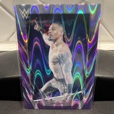 Topps Chrome WWE RayWave Refractor Carmelo Hayes Serial #70 /75 Trading Card
