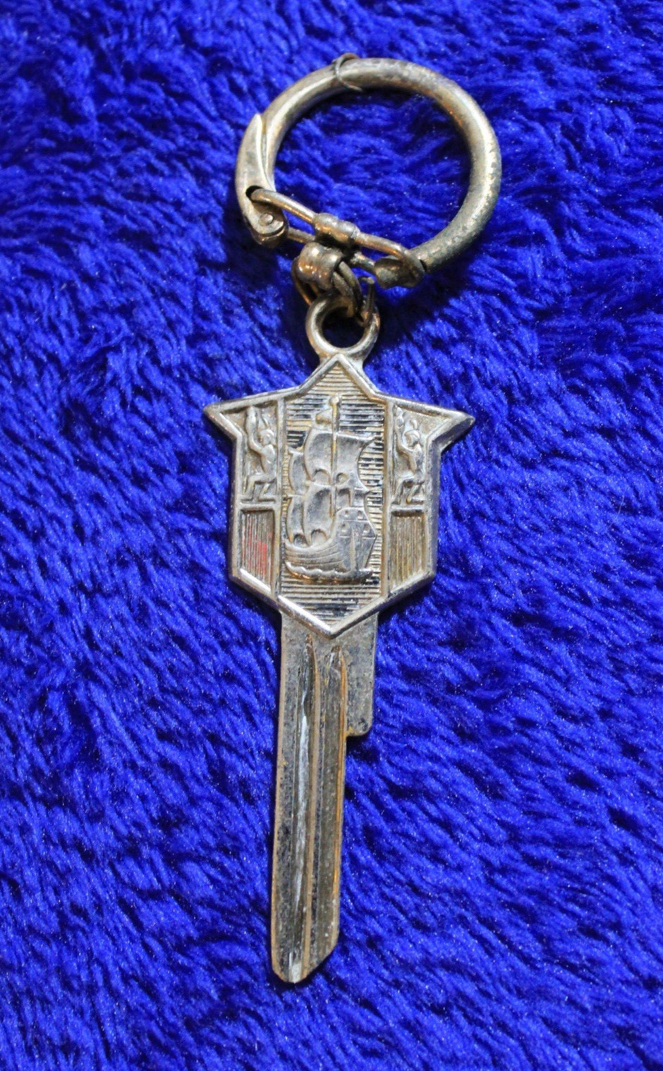 Vintage Plymouth Key Blank Key Chain Key Ring Accessory Novelty