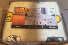 Star Wars TWIN Flannel Sheet Set Disney Kohls NEW - 100% Cotton