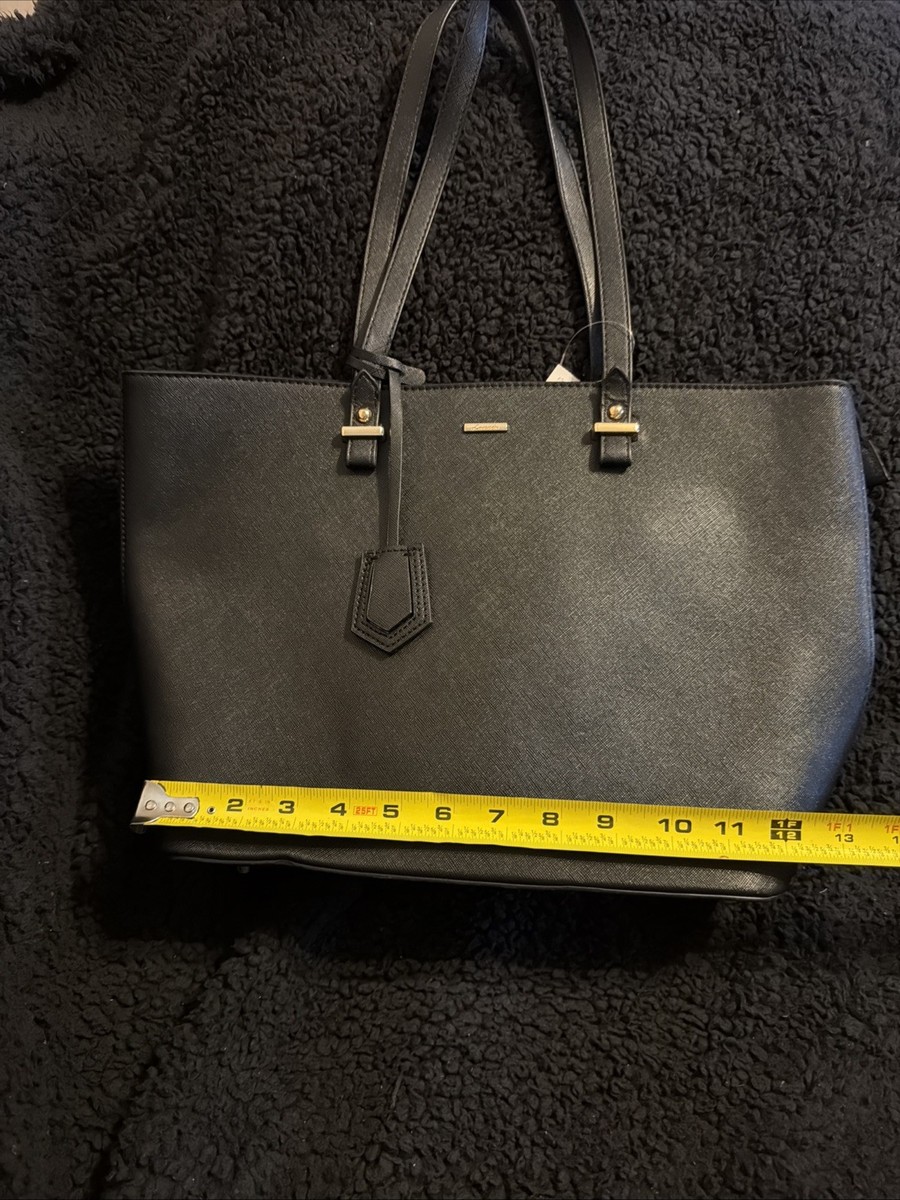 Lovevook Shoulder Bag NWOT Black Solid Gold Hardware Tote  display picture 3