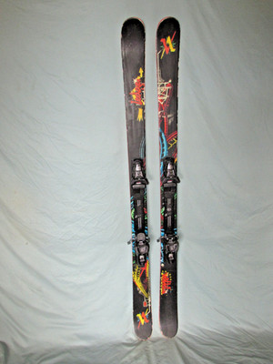  Volkl LEDGE Twin Tip Freestyle skis 169cm Salomon M11 Grip Walk DEMO bindings~
