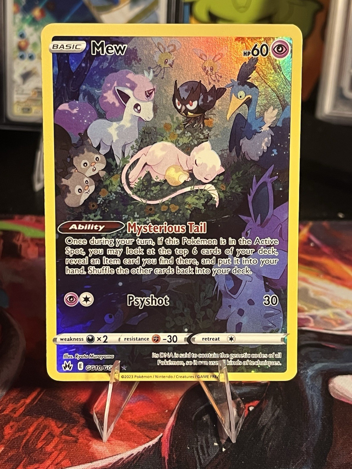 Mew GG10/GG70 Crown Zenith Galarian Gallery Holo English NM