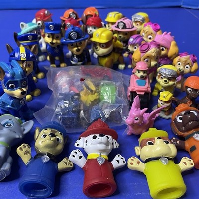 Paw Patrol Mixed Lot Of Figures Finger Puppets 36pcs  Huge Bundle NO DOUBLES