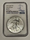 2025 American Silver Eagle MS-70 NGC (Early Releases) Problem Free