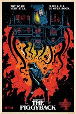 Poster Studio B - Stranger Things Piggyback 24x36" NEW P5213
