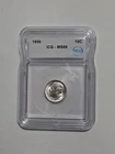 1950 Roosevelt Silver Dime, ICG MS66