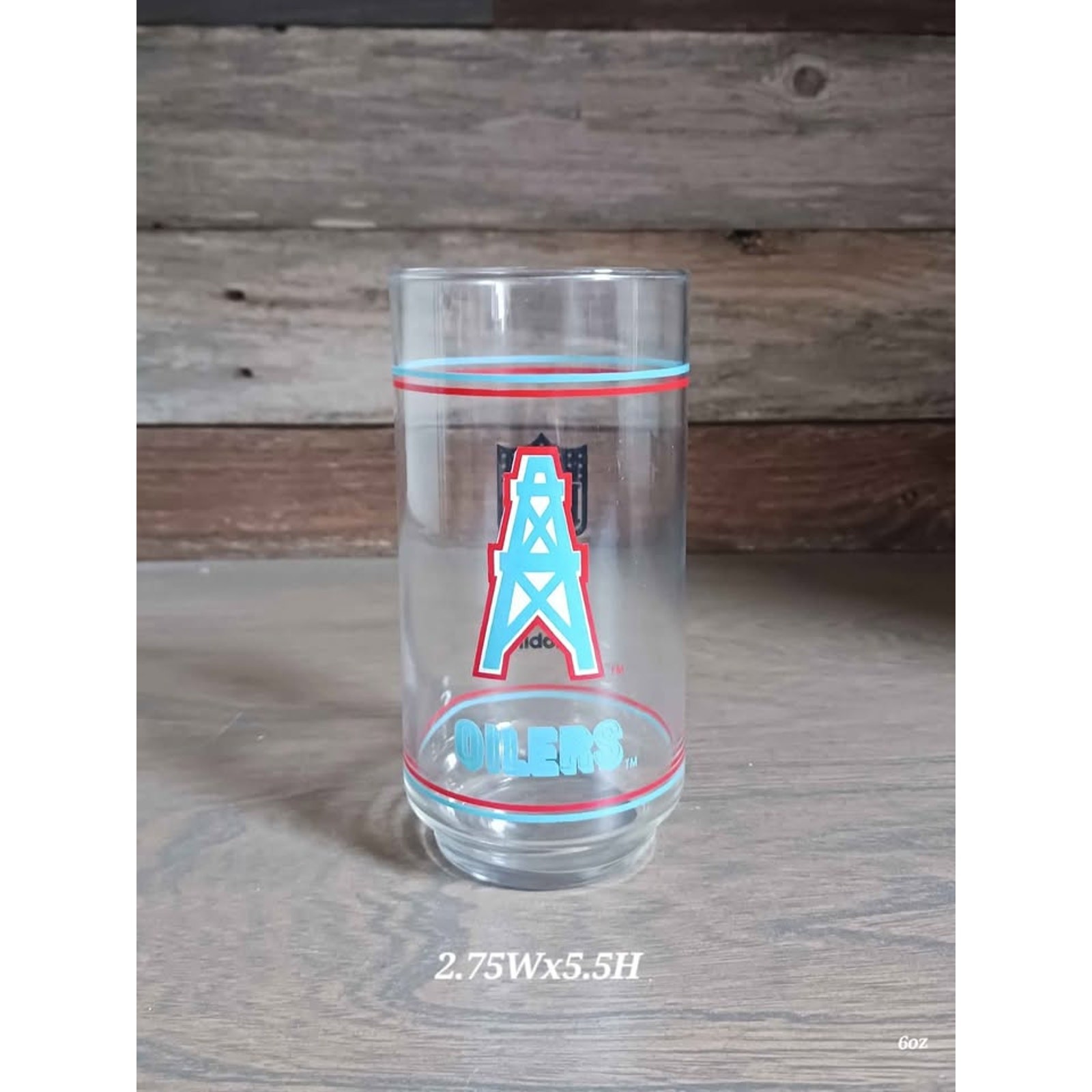 Vintage Mobil NFL Houston Oilers tumbler