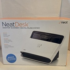 Neat Desk Pass-Through Scanner Home Office Digital Filing System Open Box