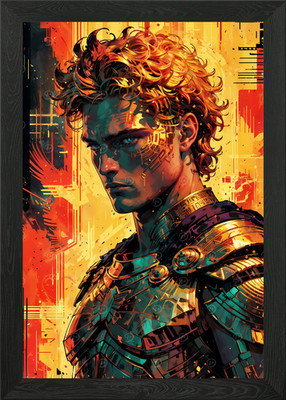 Achilles: Fury Unleashed Gerahmtes Wandbild Poster Leinwanddruck Bild