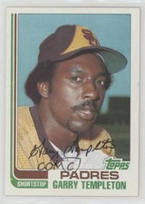 1982 Topps Traded Garry Templeton #119T pb9