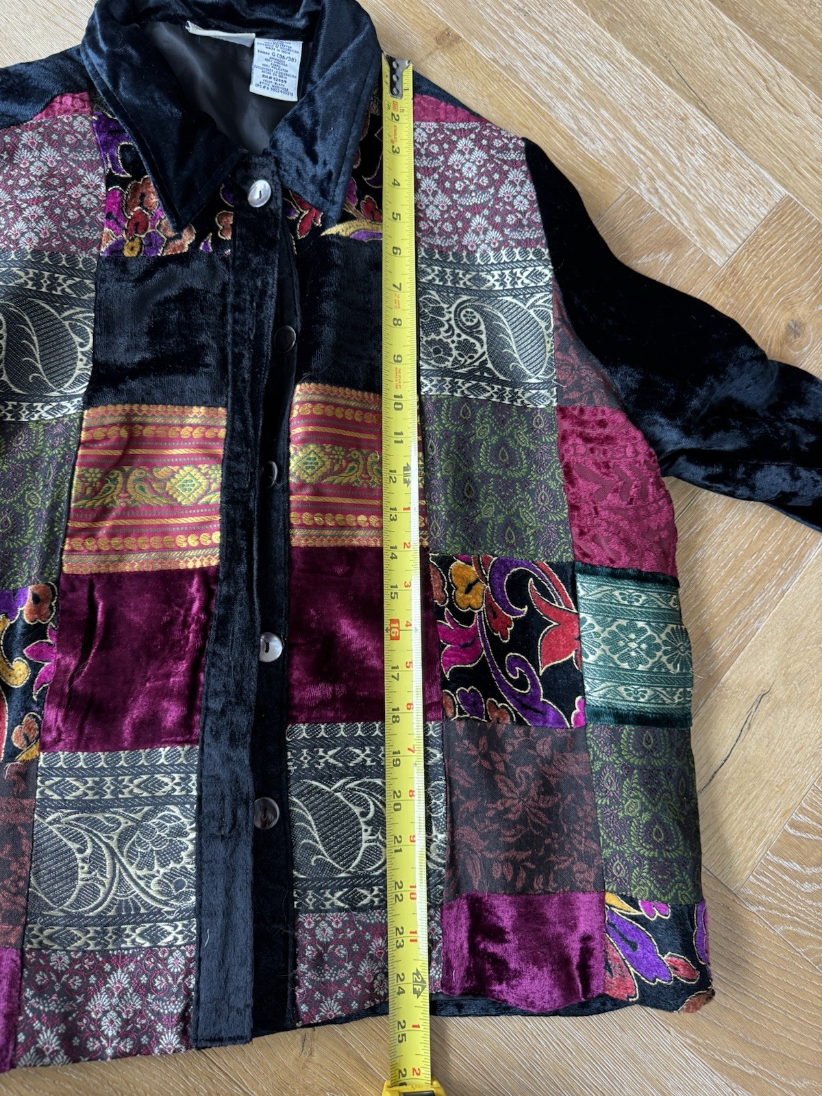 Vintage White Stag Patchwork Jacket Large 12/14 - image 2