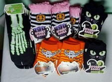 Lot Of 36 Pairs Of Kids Halloween Novelty Socks Kids Size 7 - 8.5. Four Styles 