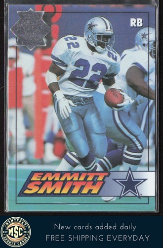 Emmitt Smith [Silver] #44 1994 Collector's Edge card
