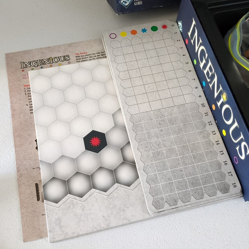Ingenious Board Game New Open Box COMPLETE Fantasy Flight Games 2004 - Picture 2 of 8