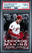 2018 Topps Update Series - Legends in the Making Shohei Ohtani #LITM-21 Black...