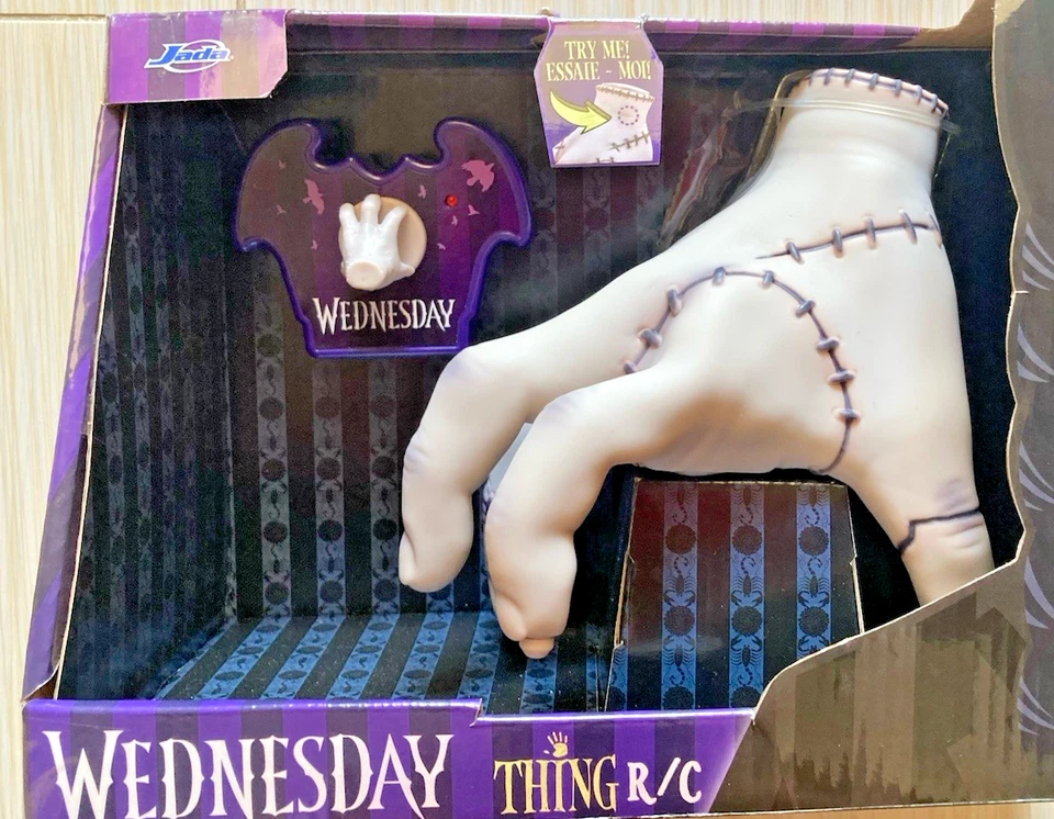 Jada Toys- Wednesday Addams Thing Life Size 1:1 Remote Control Hand NEW 8+ - Image 3 of 4