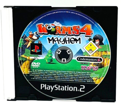 Worms 4 Mayhem Sony Playstation 2 PS2 NUR DISC