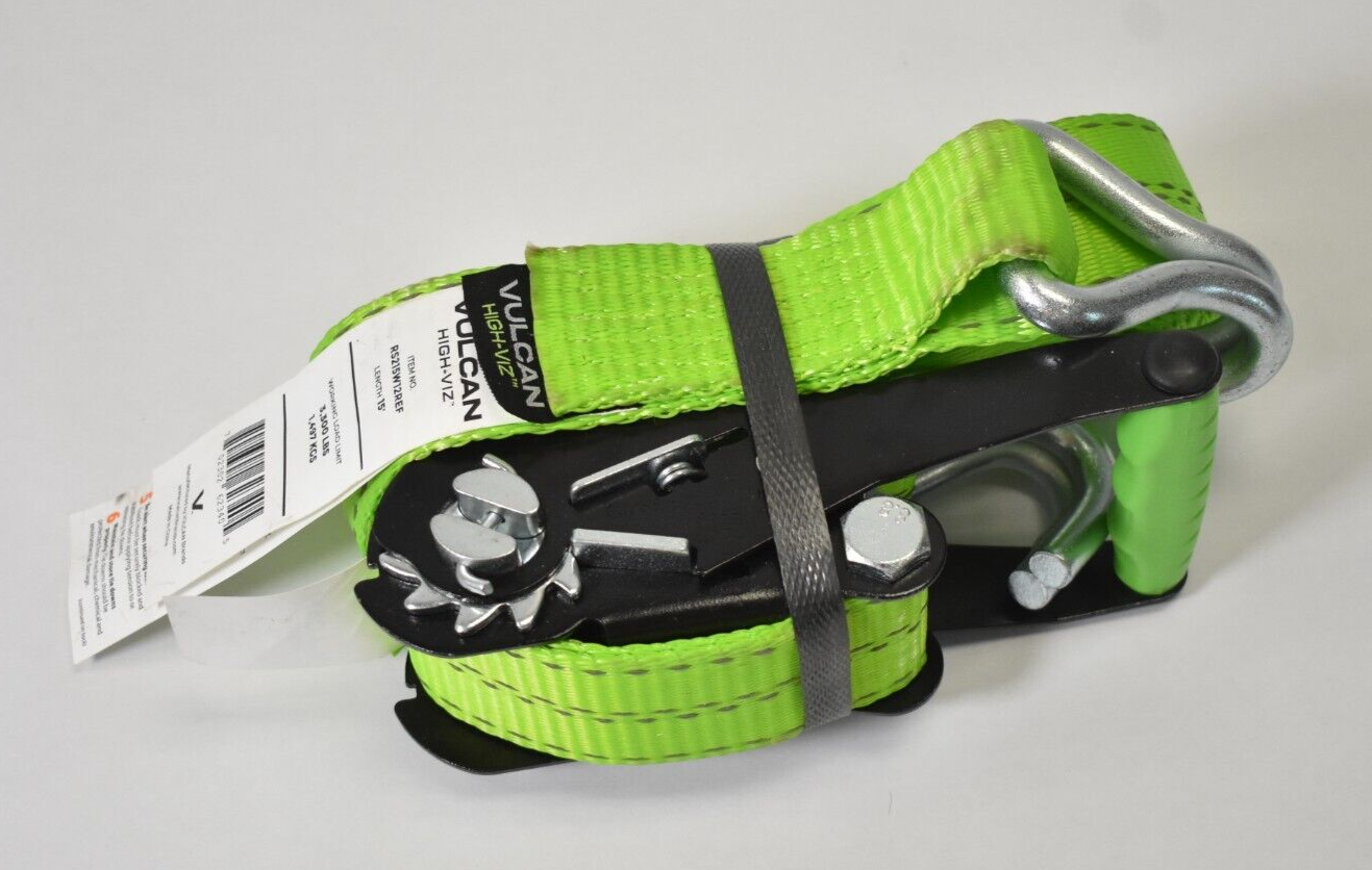 VULCAN Lashing Winch & Chain Anchor Winch Strap Kit - 2" - 3300 Lbs SWL - View #3