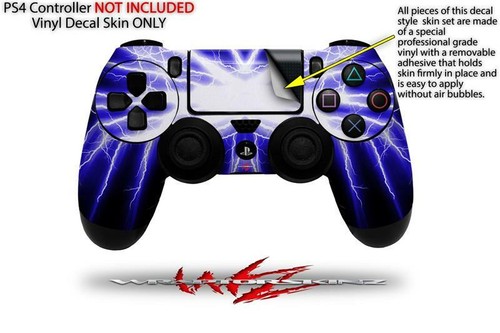 Skin für Playstation 4 Sony PS4 Controller Lightning Blau - Bild 2 von 3