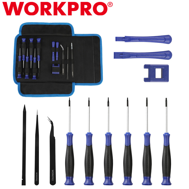 WORKPRO 12PCS Precision Screwdriver Set T3 T4 T5 T6 T8 T10