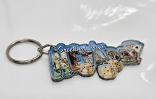 Greetings from Nevada Keychain Keyring Mirrored Acrylic