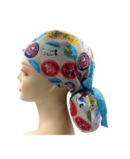 Cute Cartoon Ponytail Handmade Scrub Cap Doctor Theatre Nurse Hospital