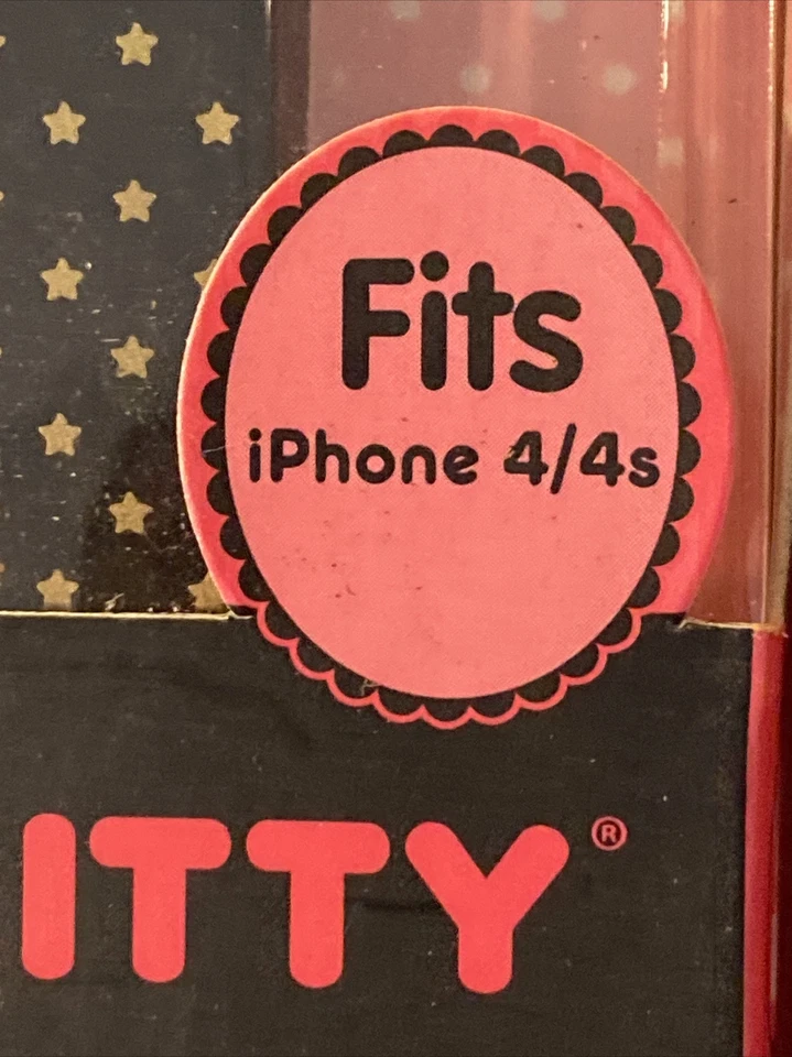 PARA APPLE iPHONE 4/4S GENUÍNO HELLO KITTY Golden Stars. CAPA DURA. A52 - Imagem 2 de 3