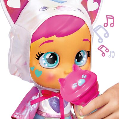 その他 cry baby push doll Cry Babies Stars Tiny Cuddles Zippy 9 Plush Figure IMC Toys