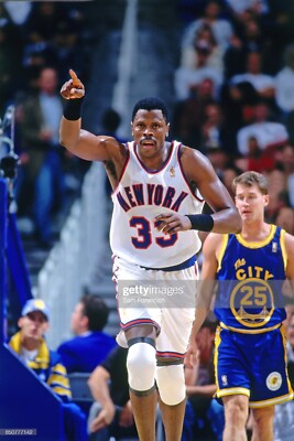 100% Authentic Patrick Ewing Vintage Champion 96 97 Knicks HWC Pro