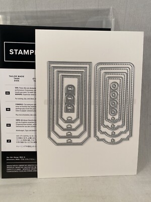 TAILOR MADE TAGS Dies Stampin Up New Stitched A24