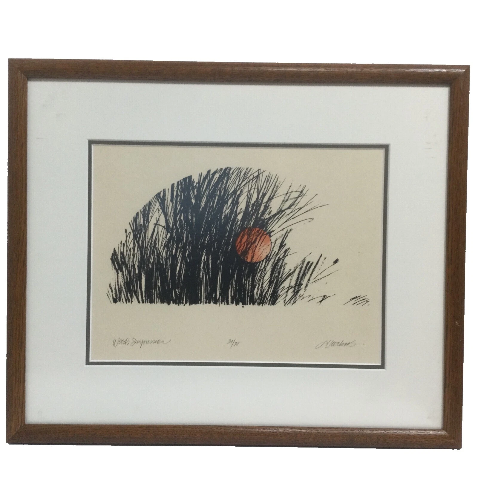 Handmade impresionismo afiches y grabados de decoración para el Hogar