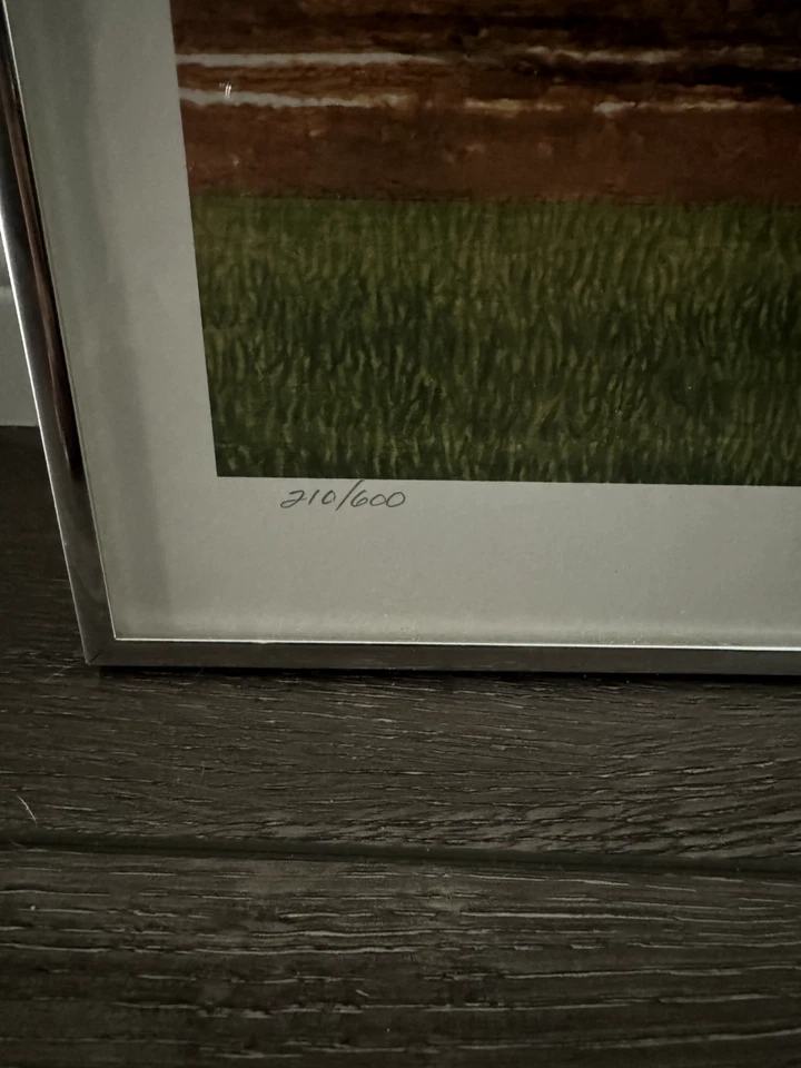 Litografía Bill Purdom 210/600 Mickey Mantle "Seven Up Classic" 22 x 30 Foto 2 de 4