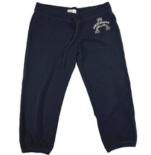 Abercrombie Fitch Sweatpants Y2K Sequin Logo Preppy Lounge Drawstring Jogger M