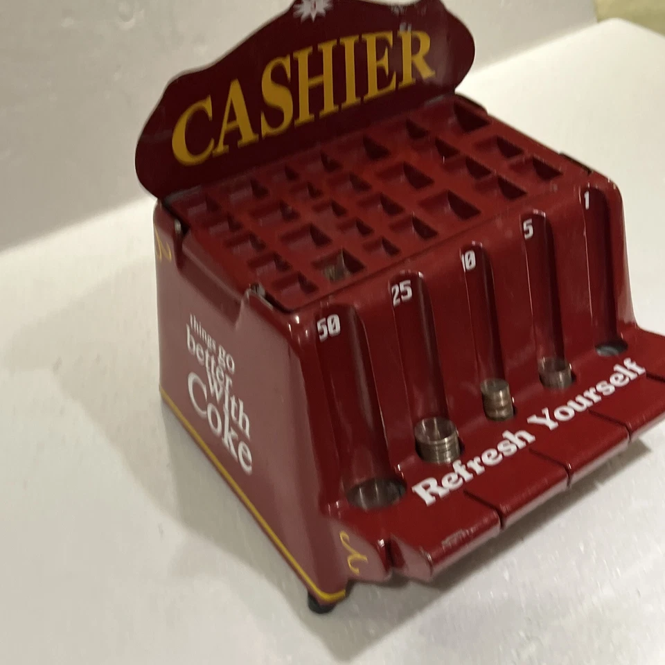 1950's Coca-Cola theme change machine - cash register - Brandt - diner- bank - Image 4 of 4
