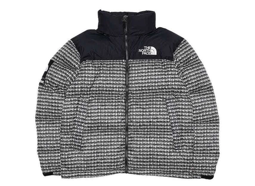 Veste Nuptse cloutée Supreme The North Face noire