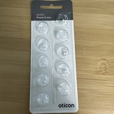minifit POWER 6mm Domes for Oticon/Bernafon Hearing Aids -10 Pack