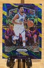 2019 Prizm Blue Yellow & Green Scope #105 Quinn Cook   Los Angeles Lakers
