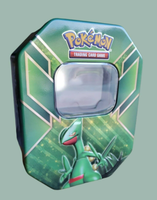 pokemon metal box cards Sceptile EX Hoenn Power Tin Pokemon Trading Card TCG Storage Tin Metal Box  EMPTY