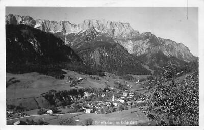 A077 Germany 1938 Schellenberg m Untersberg Mountain town postcard
