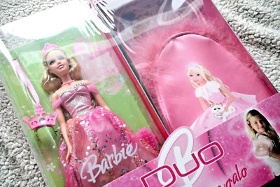 BARBIE DUO! PRINCESS DOLL + HANDBAG! MUÑECA PRINCESA + BOLSO! BRAND NEW IN BOX! - Imagen 1 de 3