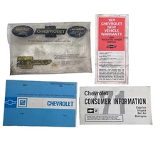 1971 Chevrolet Owners Manual Factory Original OEM With Extras
