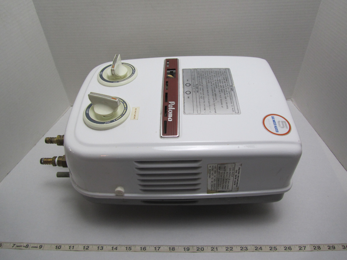 Vintage Paloma LP Gas propane Water Heater PH-5-2F Boat Equipment