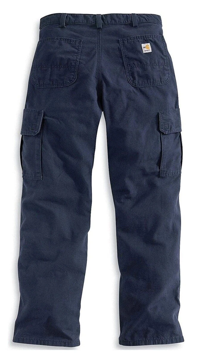 Carhartt FR FRB240-DNY Navy Fire Rated Cargo Pants Original fit (PICK YOUR  SIZE)