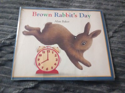 Brown Rabbit's Day Alan Baker Kingfisher Paperback 1995 1st Edition Ex Library