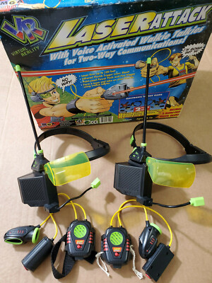 1997 MGA Entertainment Vintage Laser Attack VR Virtual Reality Laser Game in Box