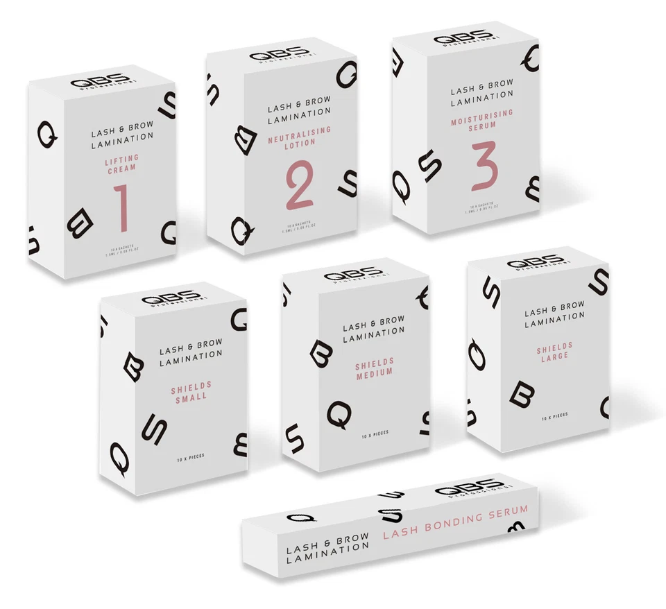 QBS Lash Lift Kit Eyelash Perming - Lash and Brow Lamination UK Made