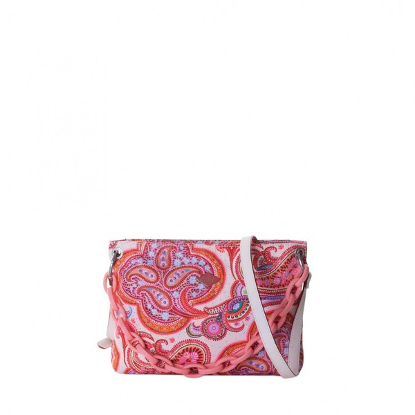 Oilily Summer Paisley M Flat Shoulder Bag Vanilla-image